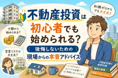 不動産投資は初心者でも始められる？後悔しないための現場からの本音アドバイス