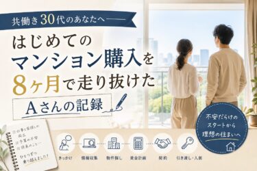 共働き30代のあなたへ——はじめてのマンション購入を8ヶ月で走り抜けたAさんの記録